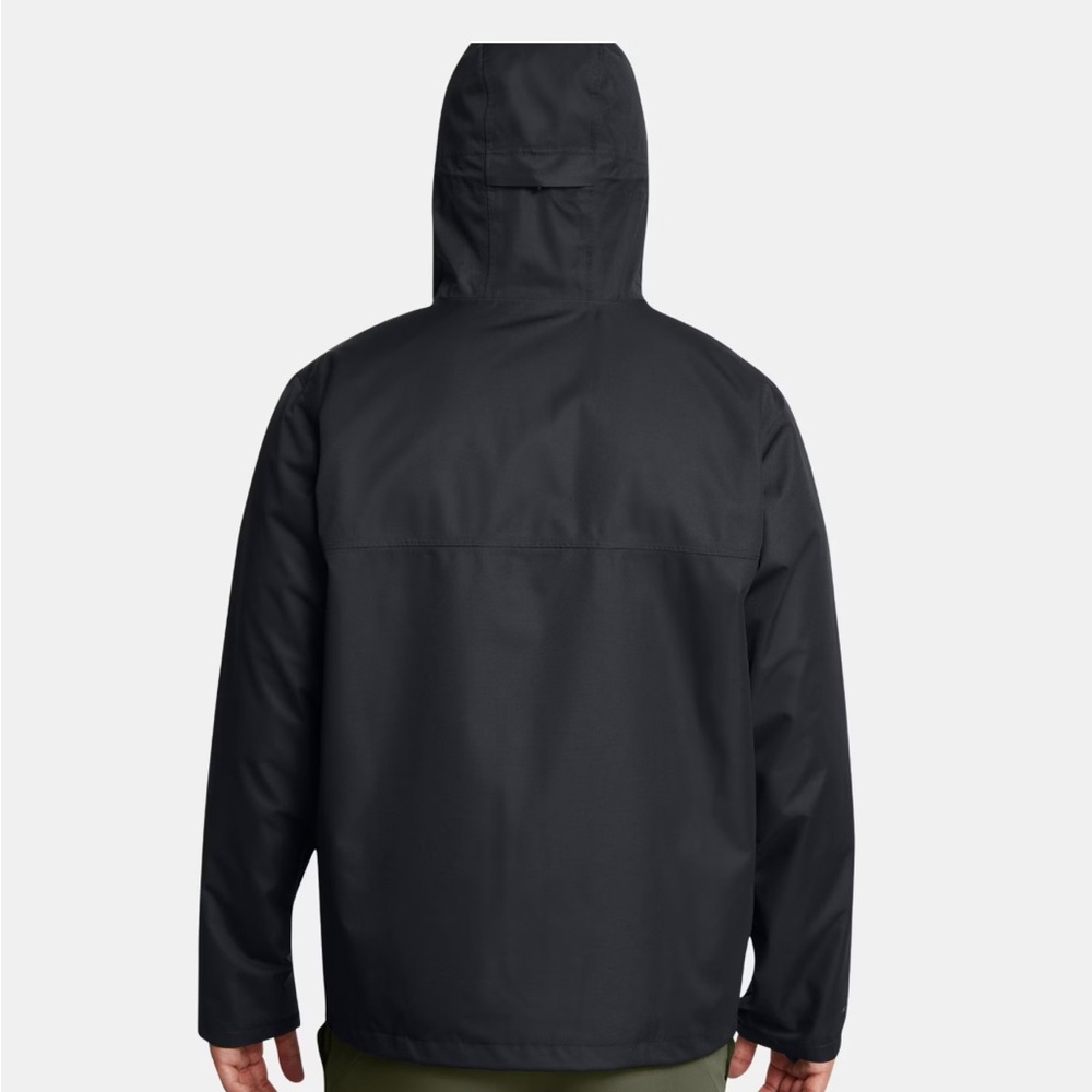 Under Armour Porter Men’s Black Jacket Water Resistant Sz XXL *Shell Only* - Picture 2 of 7